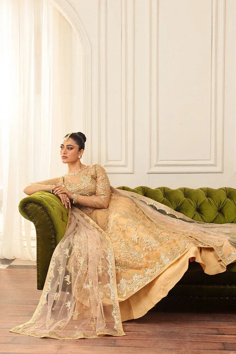 Mushq Hemline Aura Debut Wedding Formals Raw Silk – view 6 – Poshaq