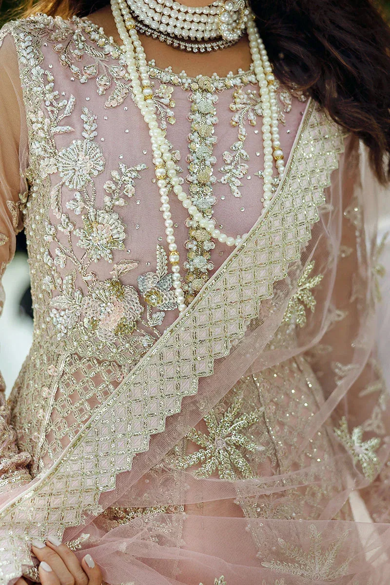 Mushq Stargust Wedding Collection 24 Silver Raw Silk – view 3 – Poshaq