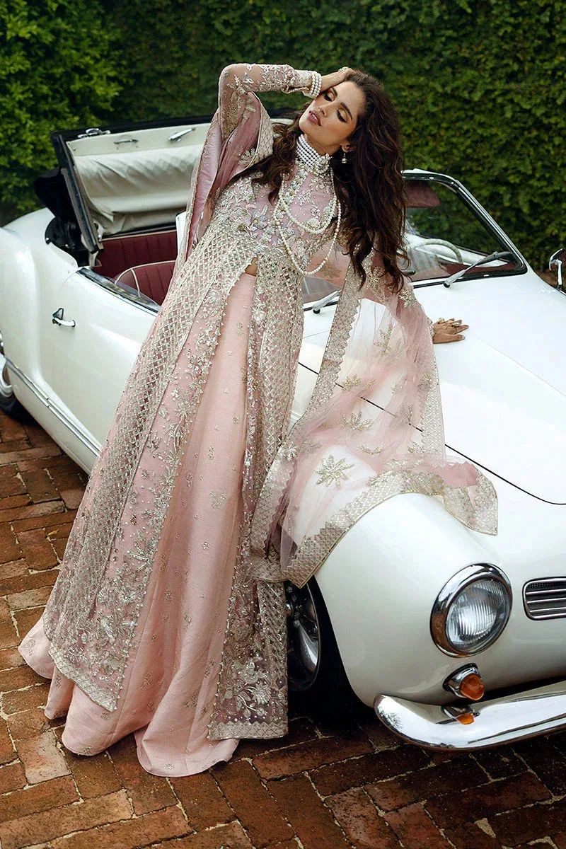 Mushq Stargust Wedding Collection 24 Silver Raw Silk – view 6 – Poshaq