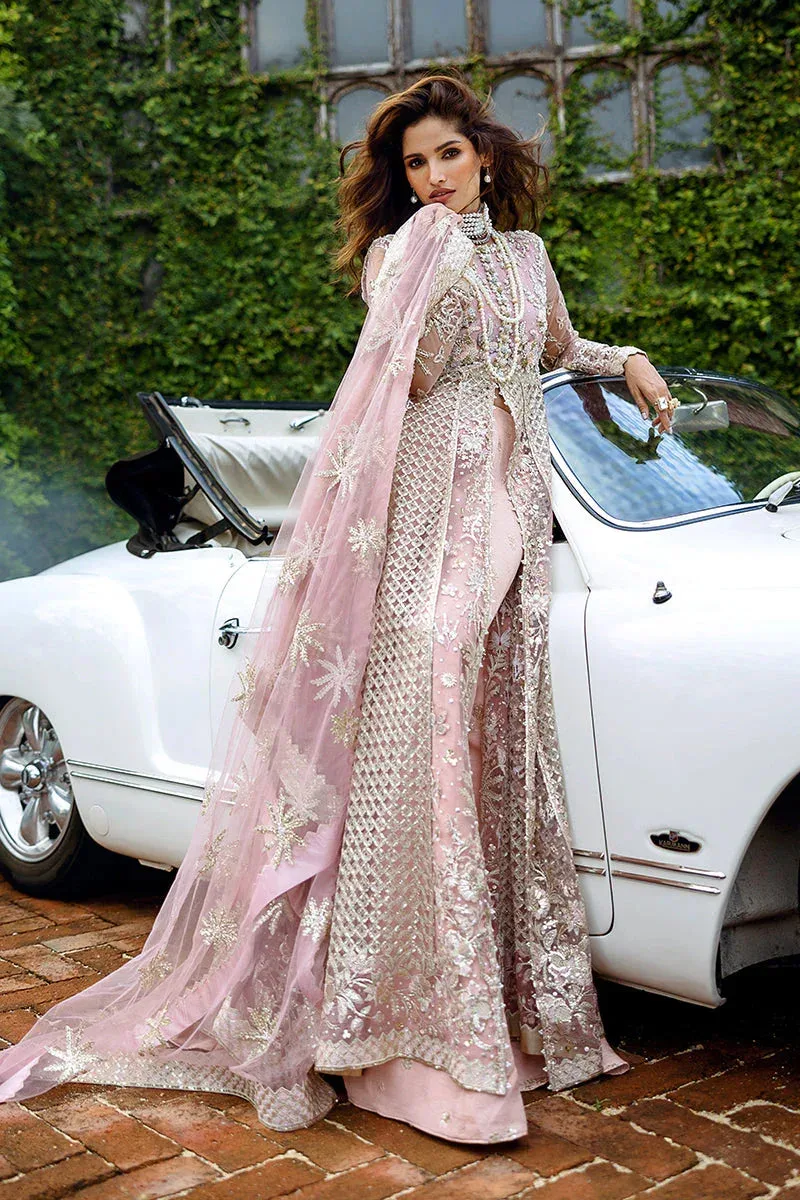 Mushq Stargust Wedding Collection 24 Silver Raw Silk – view 7 – Poshaq
