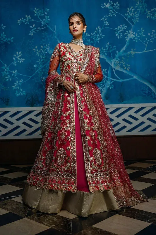 Mushq Stargust Wedding Collection 24 Raw Silk – view 1 – Poshaq