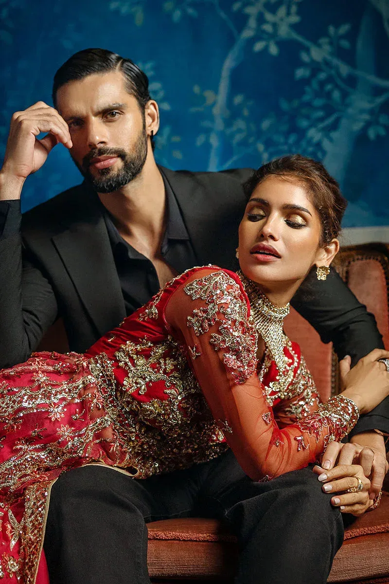 Mushq Stargust Wedding Collection 24 Raw Silk – view 9 – Poshaq