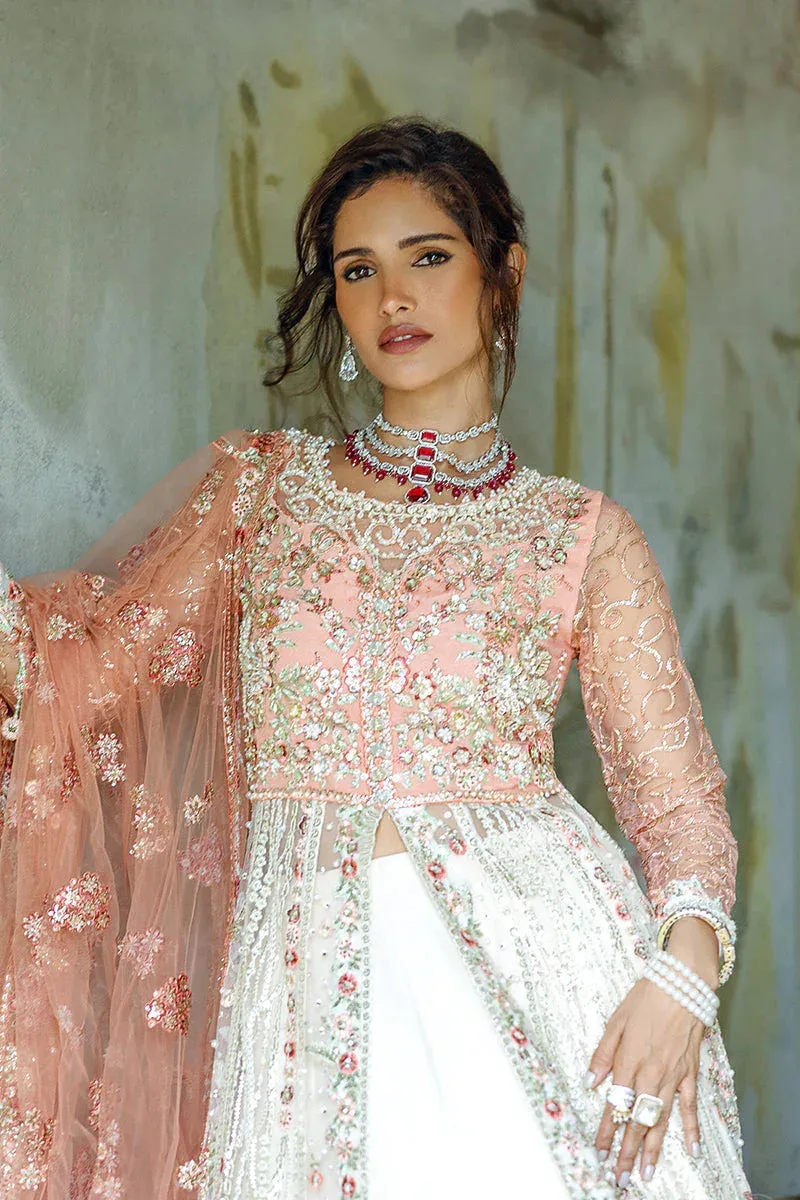 Mushq Stargust Wedding Collection 24 Silver Raw Silk – view 3 – Poshaq