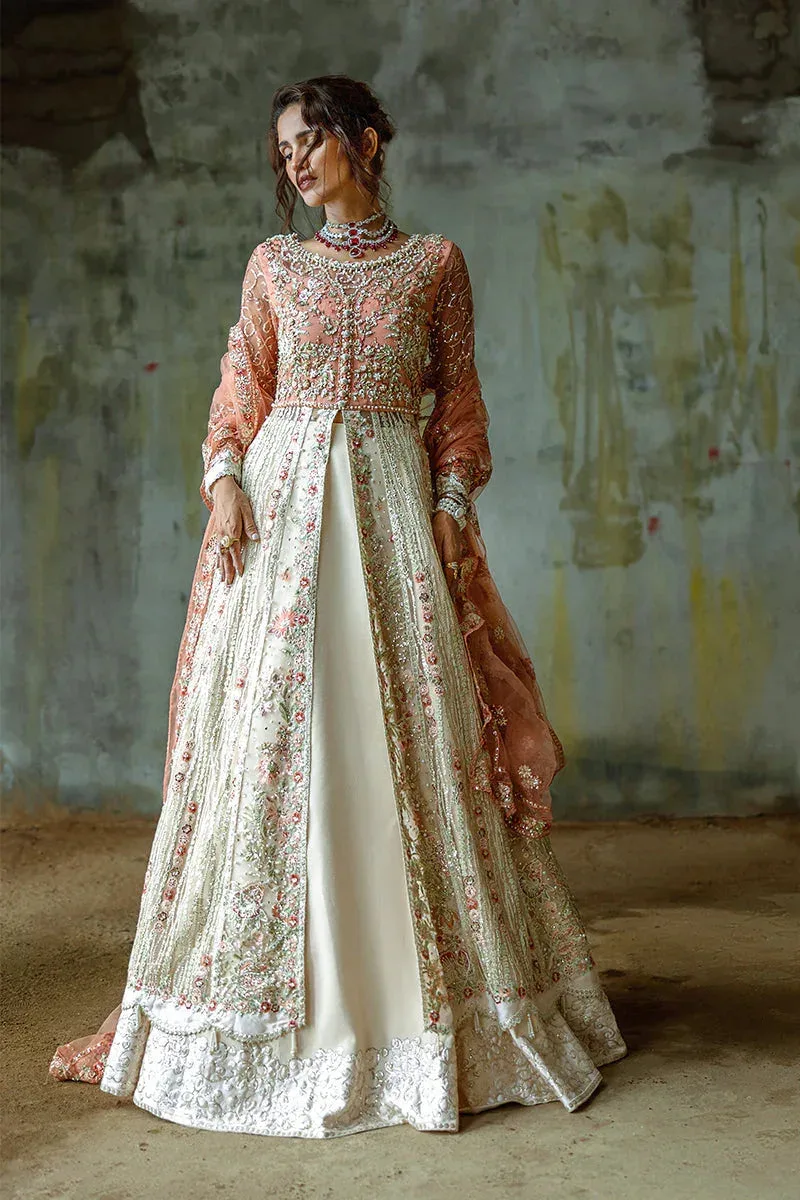 Mushq Stargust Wedding Collection 24 Silver Raw Silk – view 6 – Poshaq