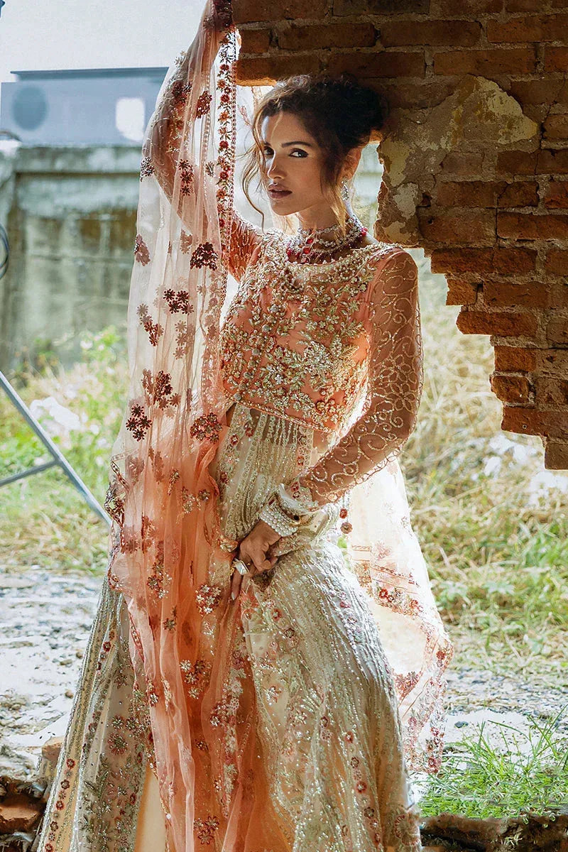 Mushq Stargust Wedding Collection 24 Silver Raw Silk – view 9 – Poshaq