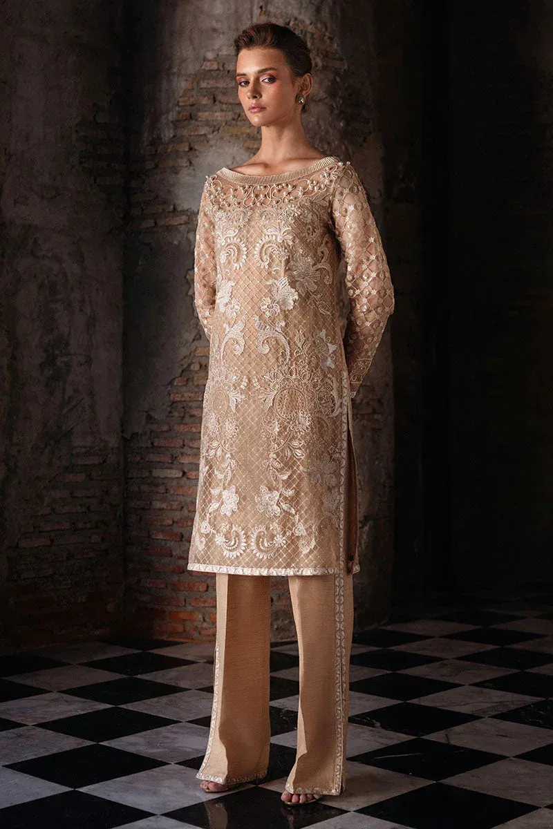 Mushq Fusion Pret Raw Silk – view 1 – Poshaq