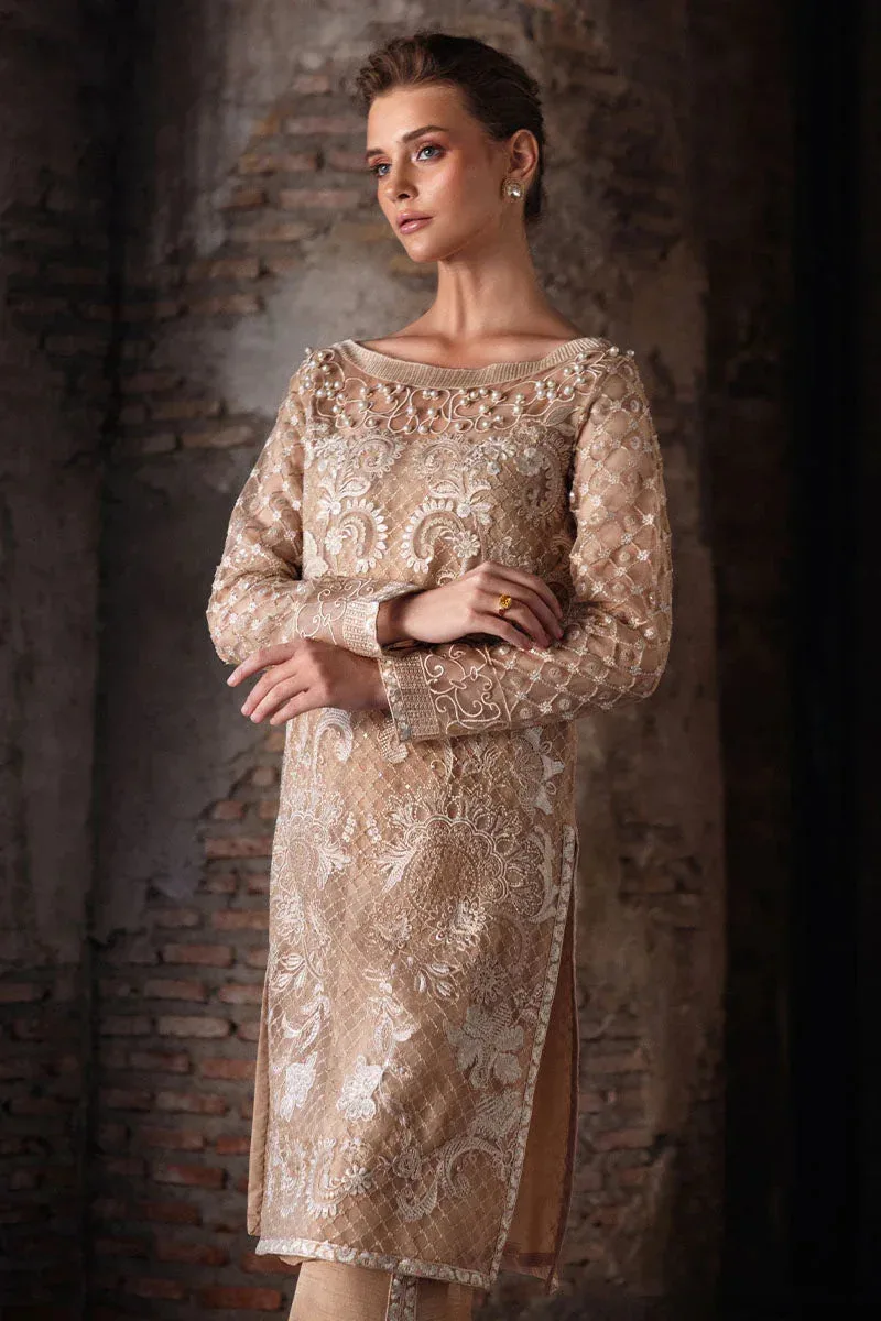 Mushq Fusion Pret Raw Silk – view 3 – Poshaq