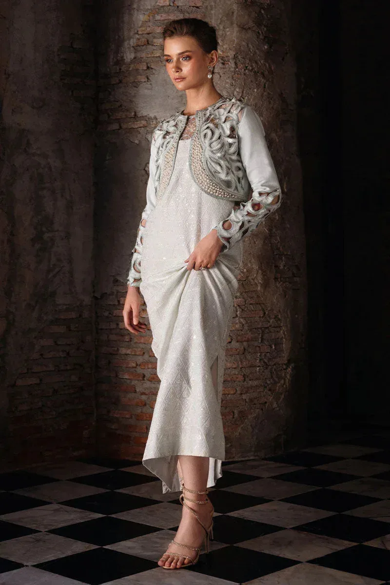 Mushq Fusion Pret Blue Raw Silk – view 9 – Poshaq