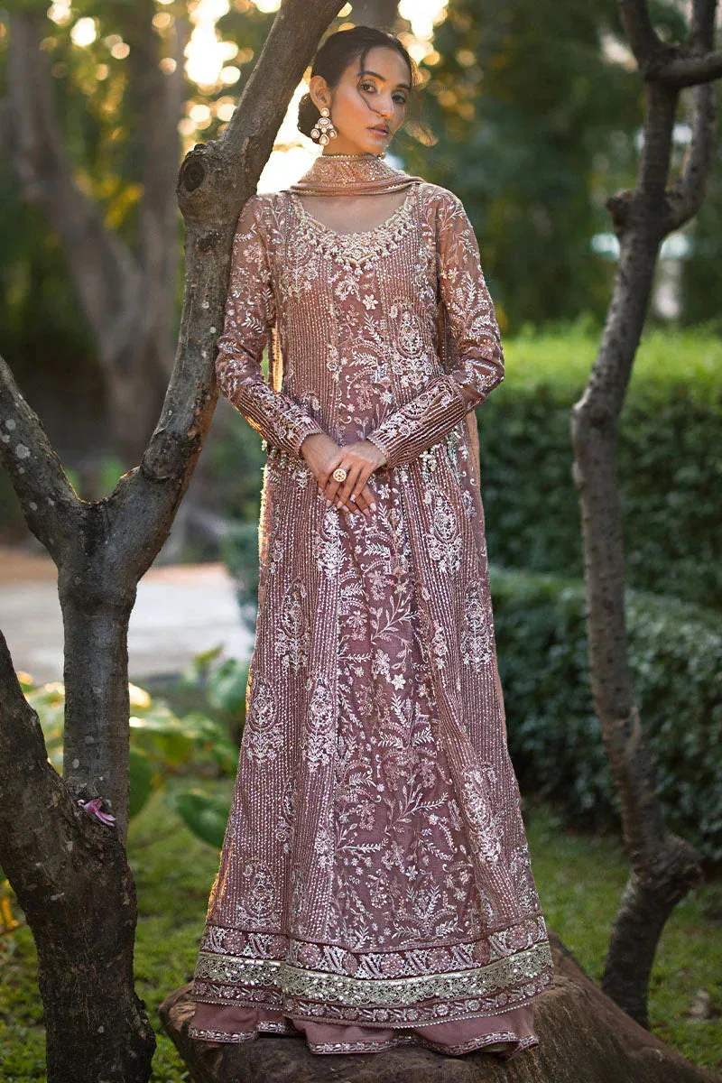 Mushq Roohi Luxury Collection Brown Raw Silk – view 5 – Poshaq