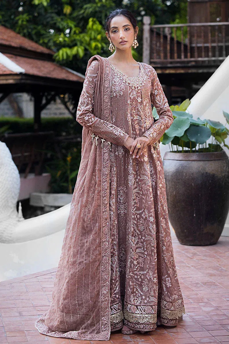 Mushq Roohi Luxury Collection Brown Raw Silk – view 7 – Poshaq