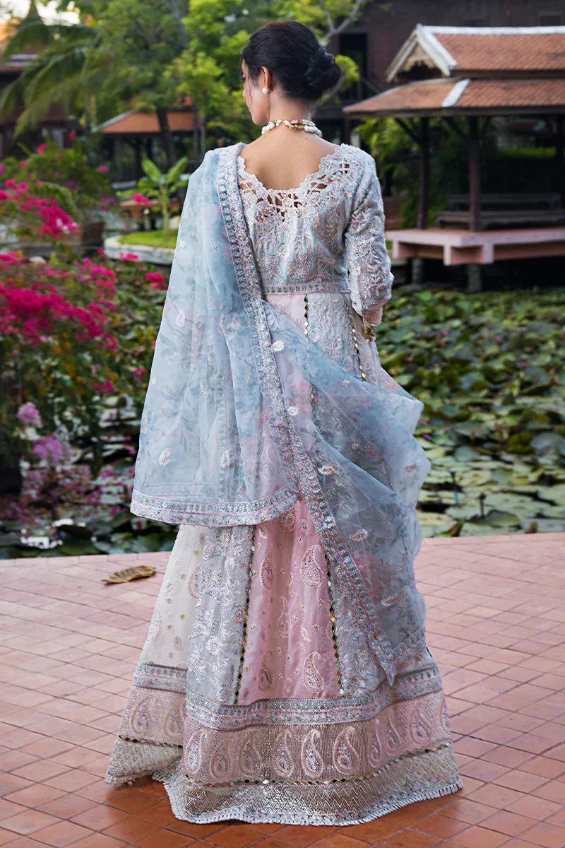Mushq Roohi Luxury Collection Pink Cotton Silk – view 2 – Poshaq