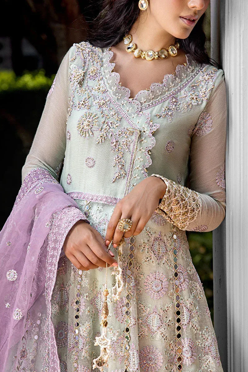 Mushq Roohi Luxury Collection Green Raw Silk – view 5 – Poshaq