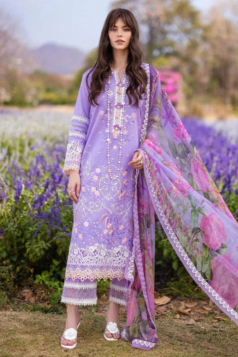 Mushq Hemline The Secret Garden Lavender Chiffon – view 1 – Poshaq
