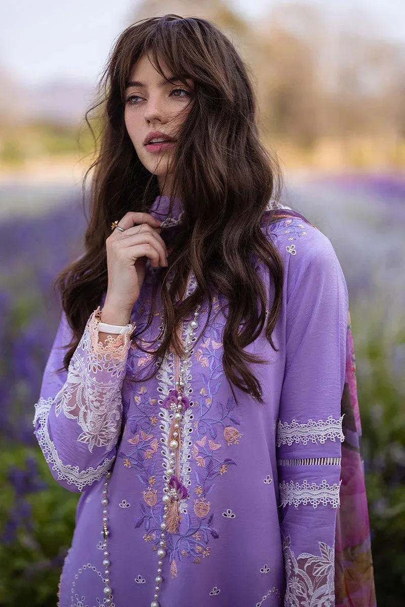 Mushq Hemline The Secret Garden Lavender Chiffon – view 5 – Poshaq