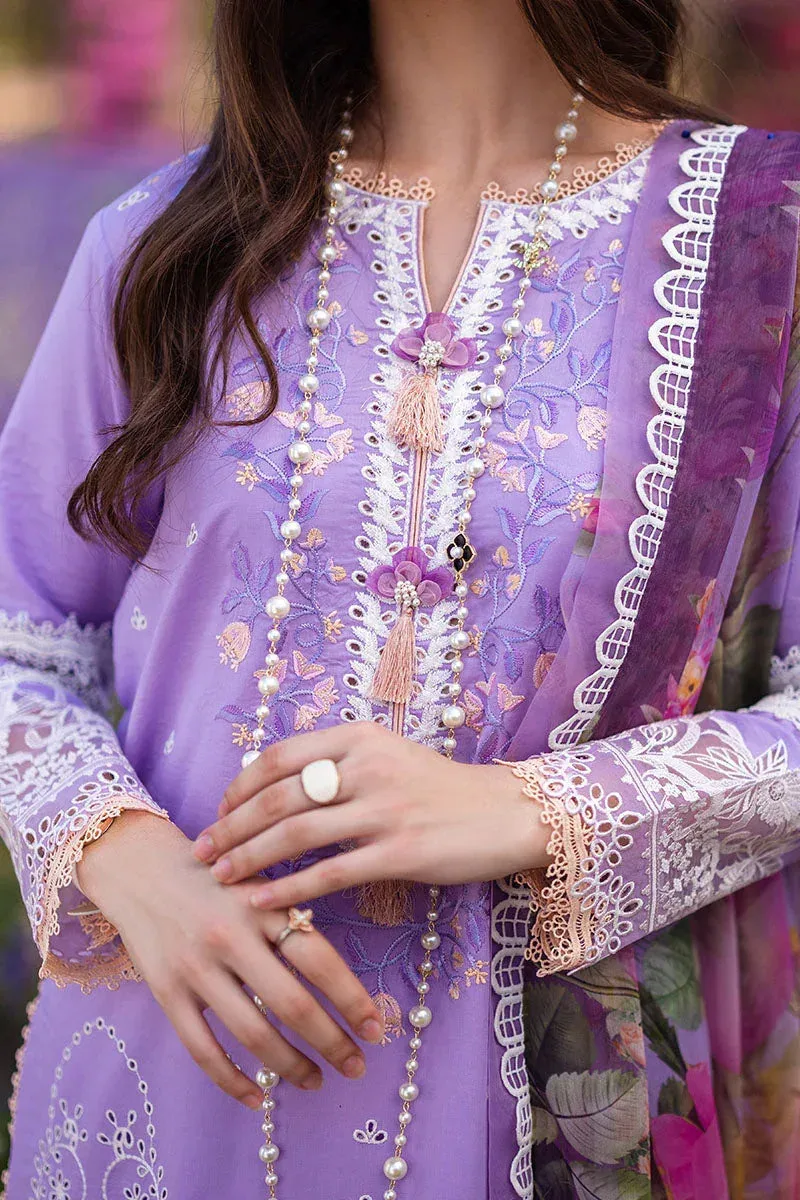 Mushq Hemline The Secret Garden Lavender Chiffon – view 6 – Poshaq