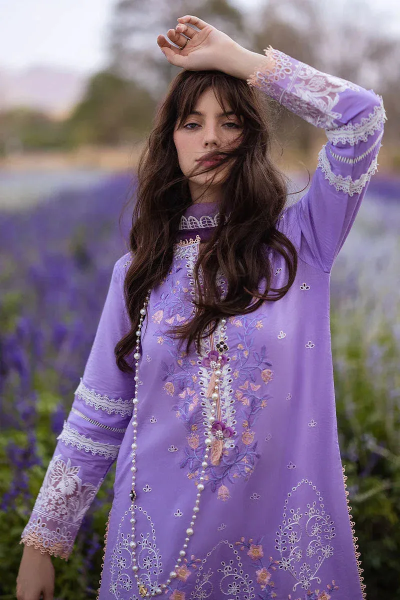 Mushq Hemline The Secret Garden Lavender Chiffon – view 7 – Poshaq
