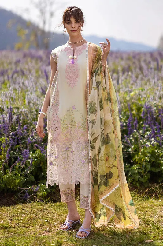 Mushq Hemline The Secret Garden Chiffon – view 1 – Poshaq