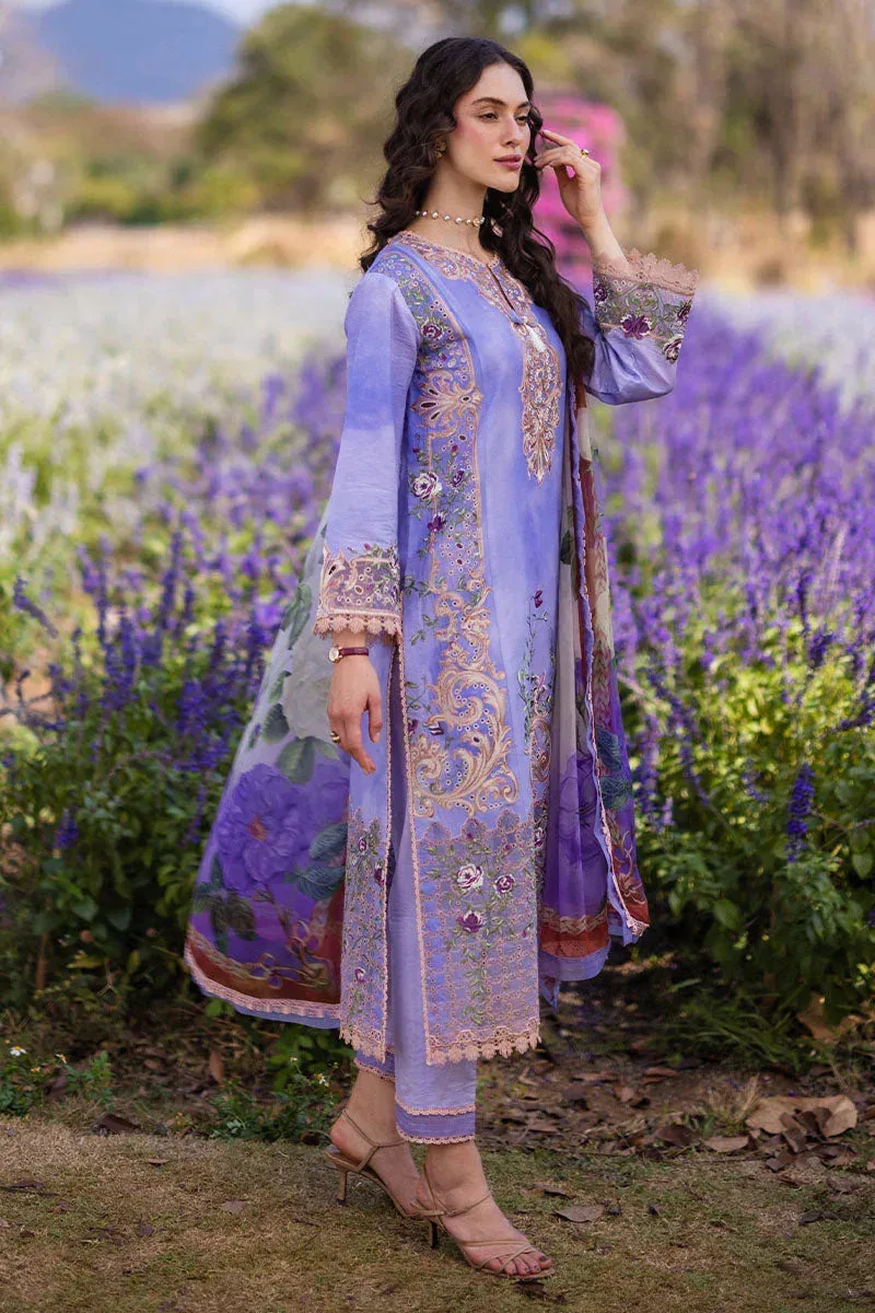 Mushq Hemline The Secret Garden Purple Chiffon – view 5 – Poshaq