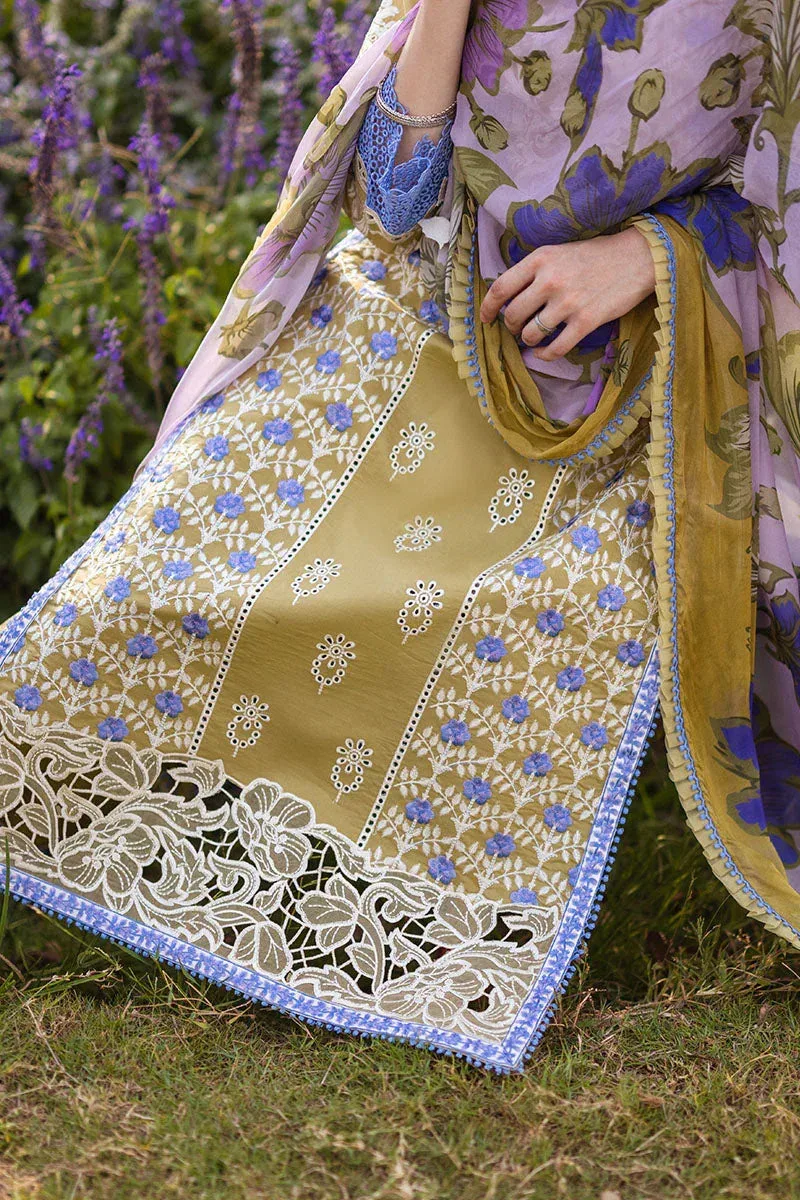 Mushq Hemline The Secret Garden Green Silk – view 6 – Poshaq
