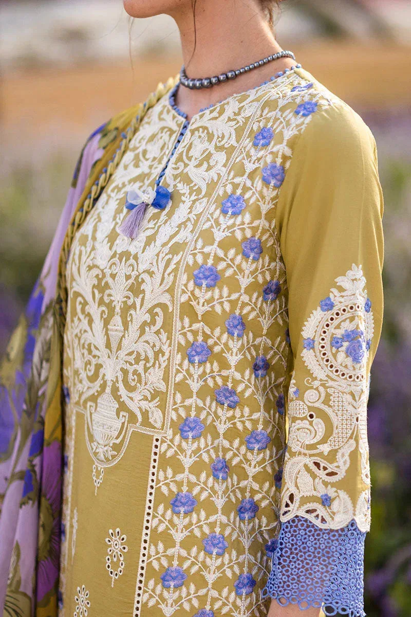 Mushq Hemline The Secret Garden Green Silk – view 7 – Poshaq