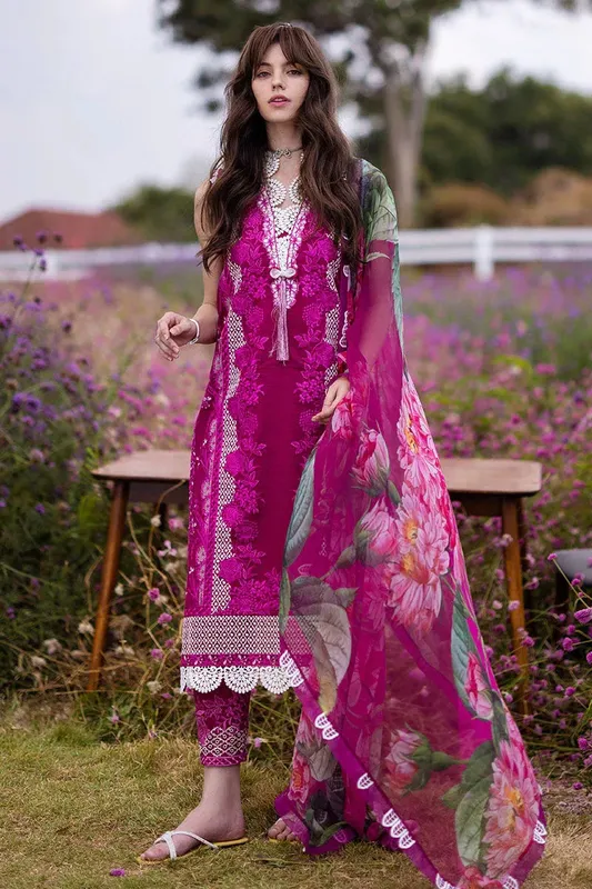 Mushq Hemline The Secret Garden Chiffon – view 1 – Poshaq