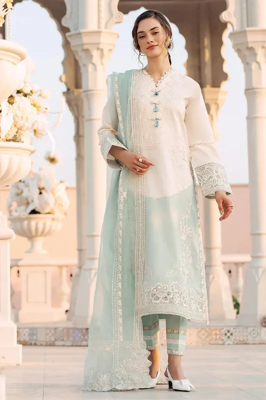Mushq La Toscana Casual Pret 24 White Lawn – view 1 – Poshaq