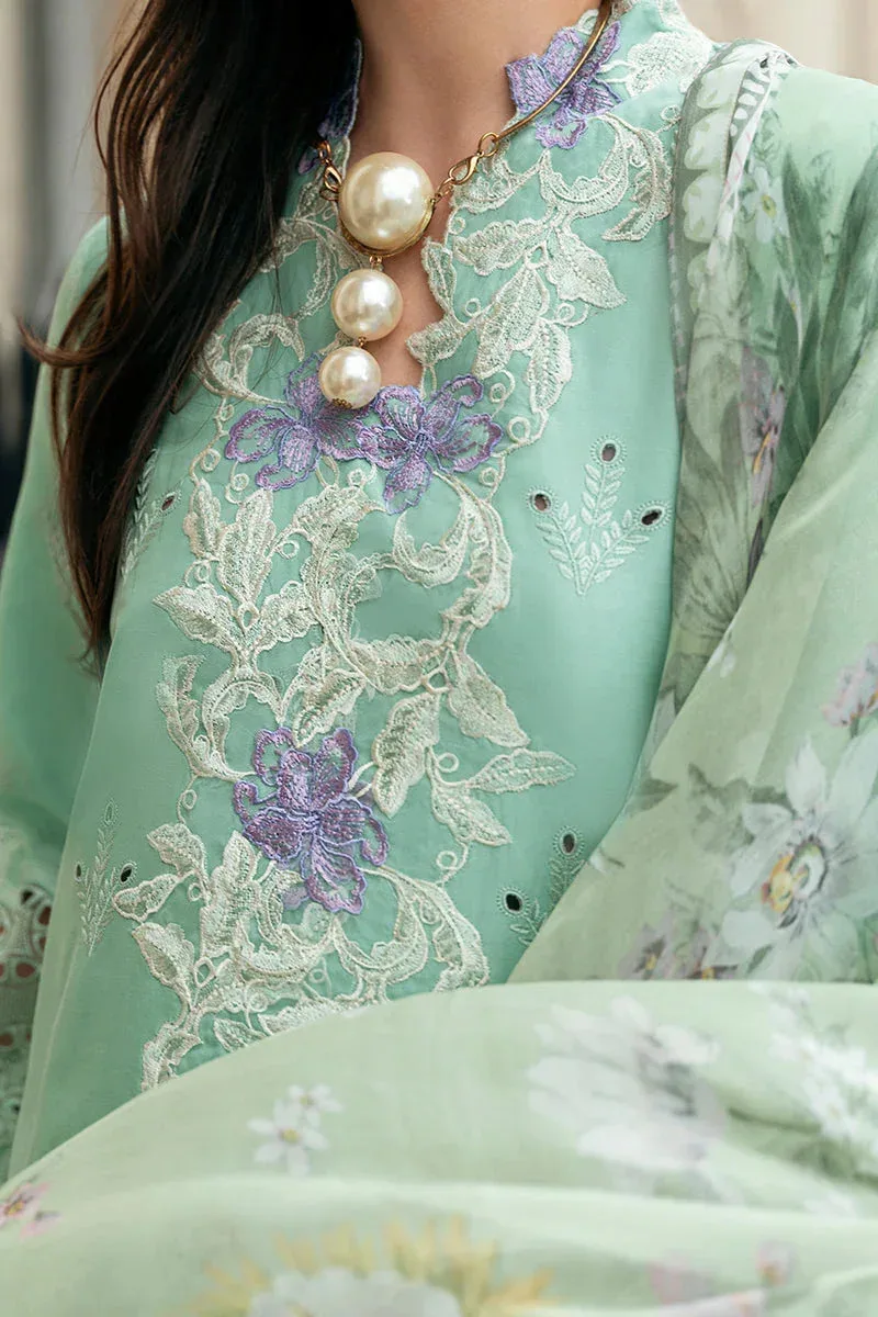 Mushq Hemline Odyssey Green Organza – view 4 – Poshaq