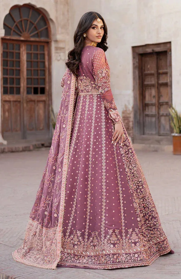 Zarif Shehnai Luxury Wedding Edit Peach Raw Silk – view 2 – Poshaq