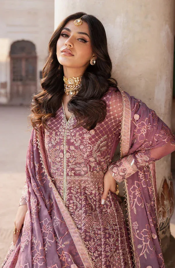 Zarif Shehnai Luxury Wedding Edit Peach Raw Silk – view 4 – Poshaq