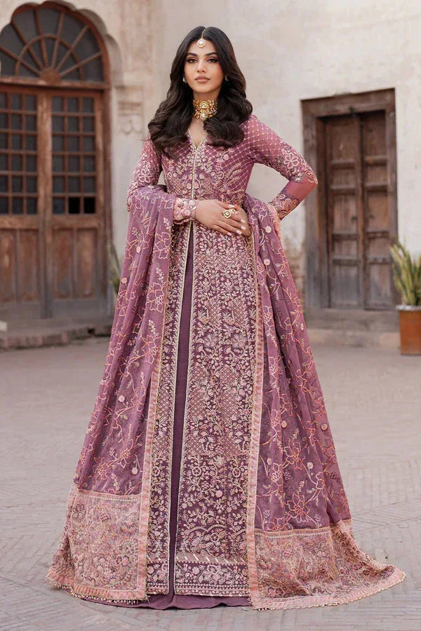 Zarif Shehnai Luxury Wedding Edit Peach Raw Silk – view 6 – Poshaq