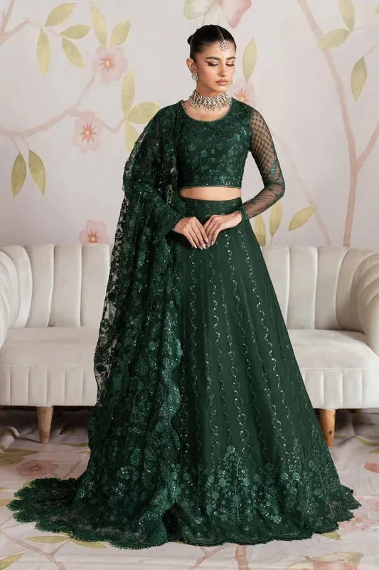Zarif Shehnai Luxury Wedding Edit Raw Silk – view 1 – Poshaq