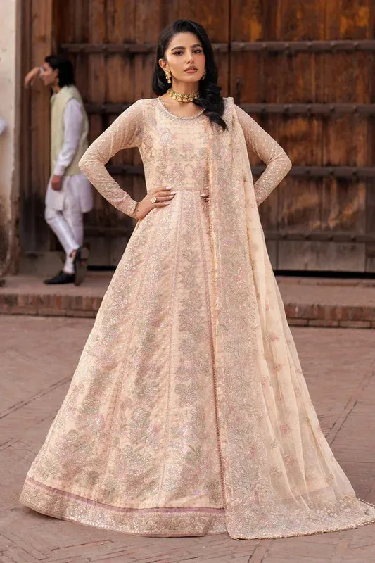 Zarif Shehnai Luxury Wedding Edit Raw Silk – view 1 – Poshaq