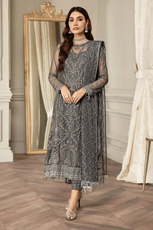 Zarif Mehroz Formals Raw Silk – view 1 – Poshaq