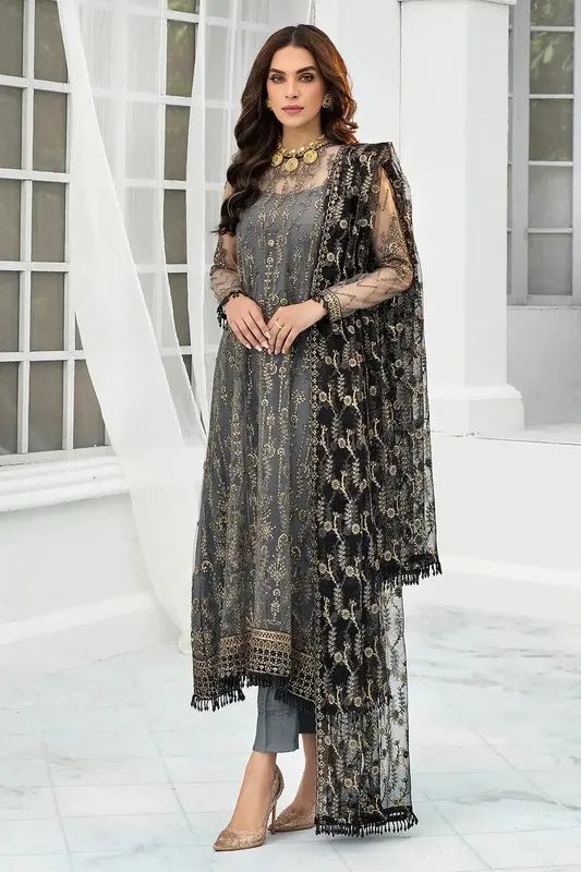 Zarif DE LUXURY Formals Raw Silk – view 1 – Poshaq