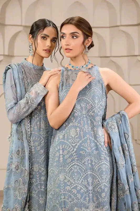 Zarif Falak Formals Raw Silk – view 1 – Poshaq