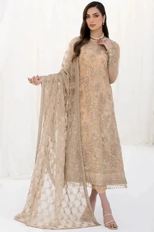 Zarif LA CELESTE LUXURY Formals Raw Silk – view 1 – Poshaq