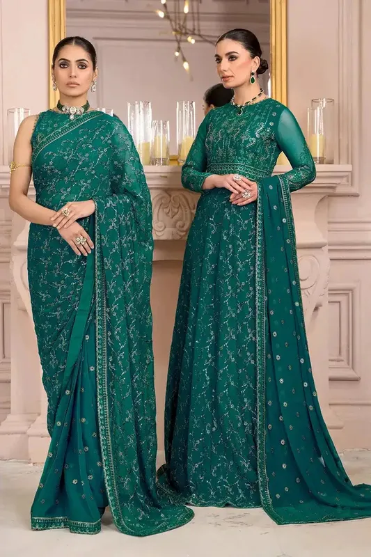 Zarif Afreen Formals Chiffon – view 1 – Poshaq
