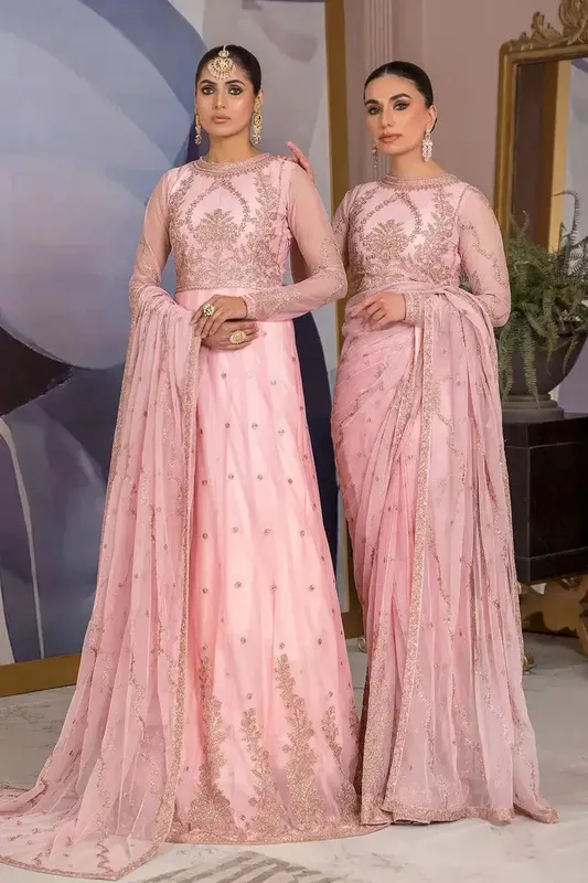 Zarif Afreen Formals Organza – view 1 – Poshaq