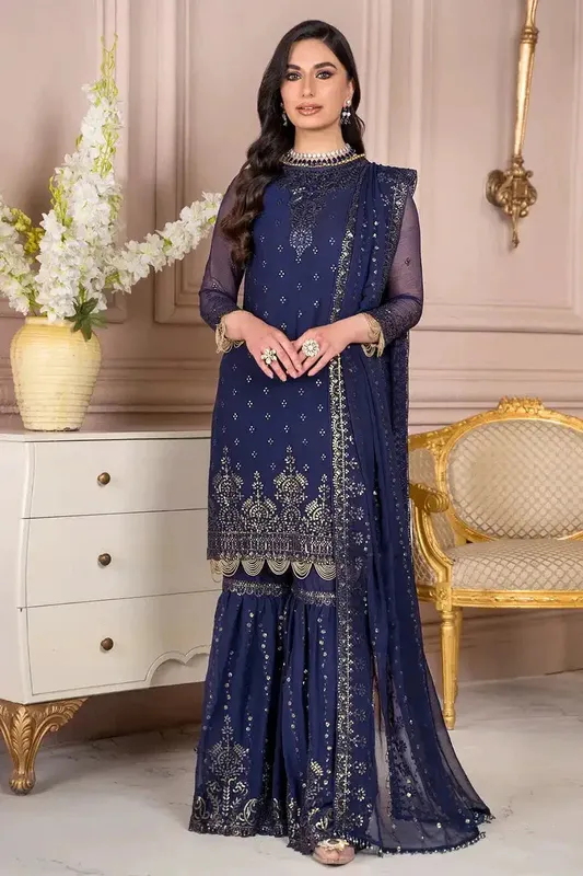 Zarif Afreen Formals Chiffon – view 1 – Poshaq