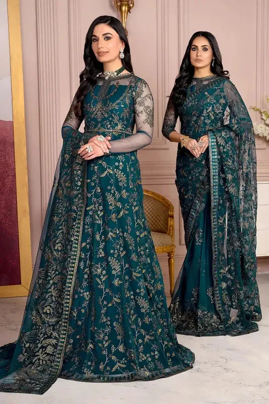 Zarif Afreen Formals Raw Silk – view 1 – Poshaq