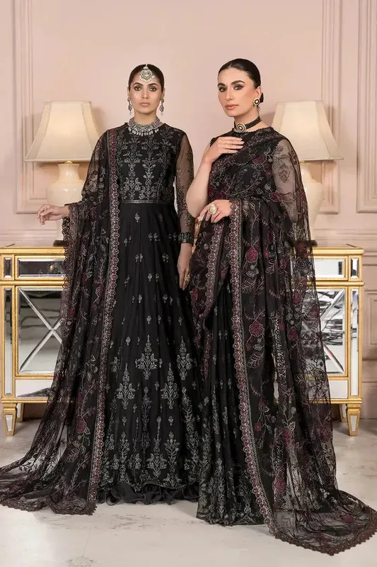 Zarif Afreen Formals Organza – view 1 – Poshaq