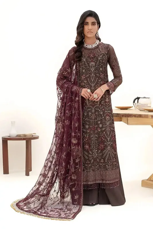 Zarif Nazneen Formals Raw Silk – view 1 – Poshaq
