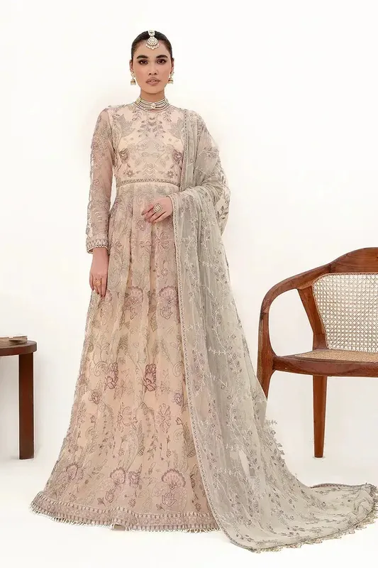 Zarif Nazneen Formals Raw Silk – view 1 – Poshaq