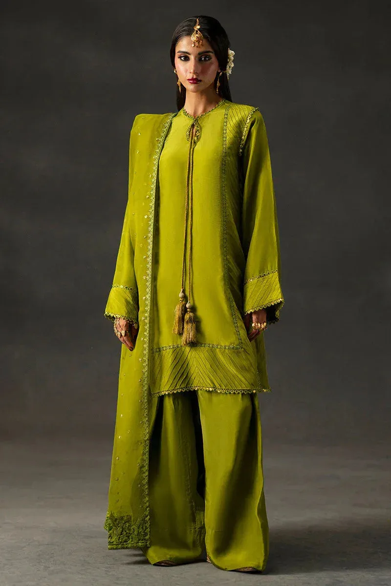 MNR Baano Summer Festive 25 cactus green Silk – view 1 – Poshaq