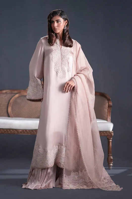 MNR Chai Coffee Luxury Pret Tea Pink Satin – view 1 – Poshaq