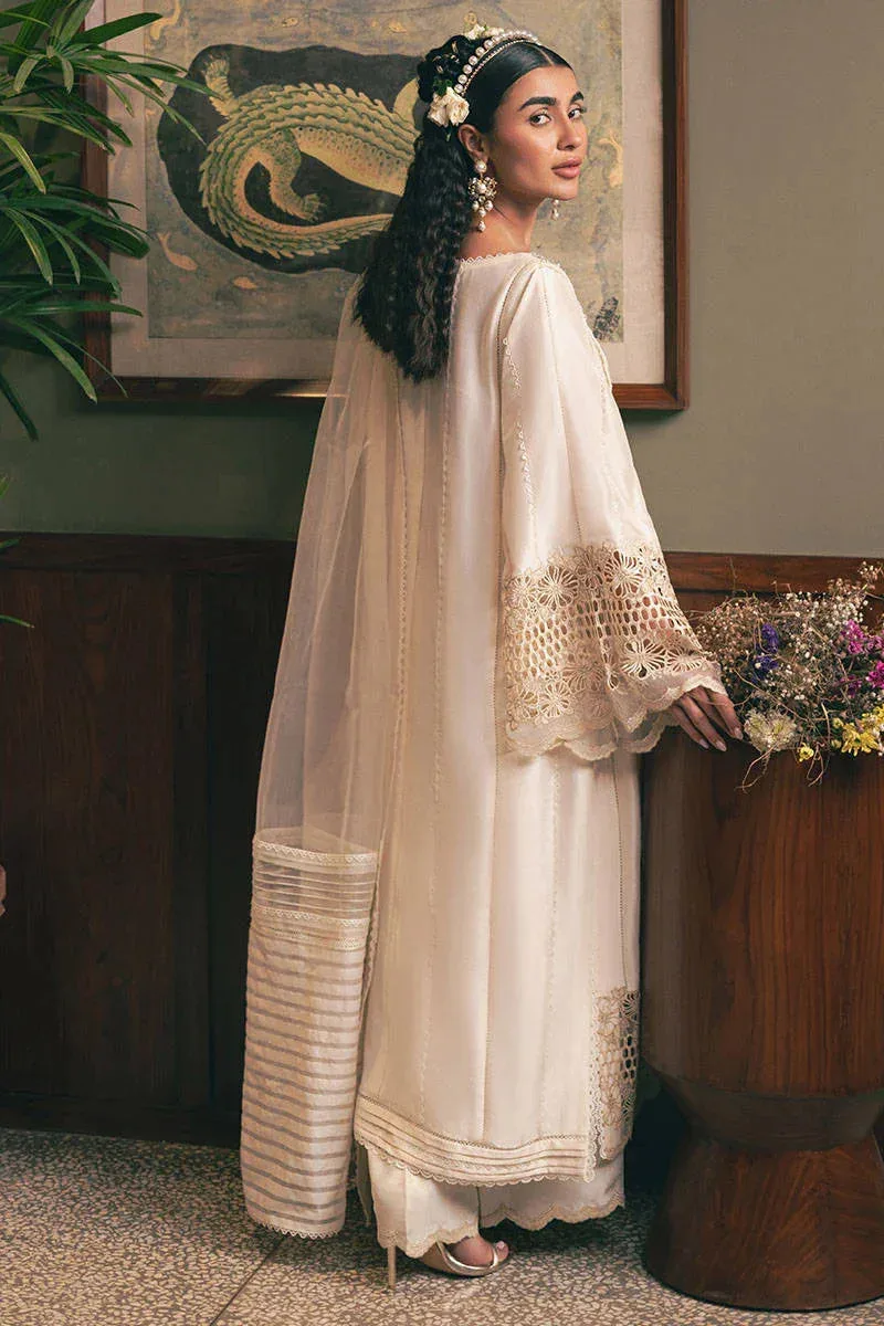 MNR Chaye Coffee Luxury Pret Raw Silk – view 2 – Poshaq