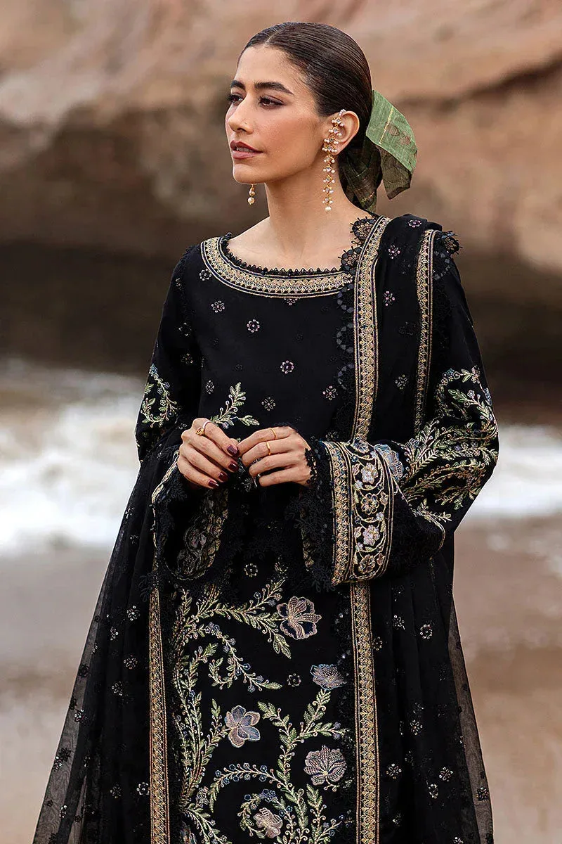 MNR Festive Lawn 24 Black Organza – view 11 – Poshaq