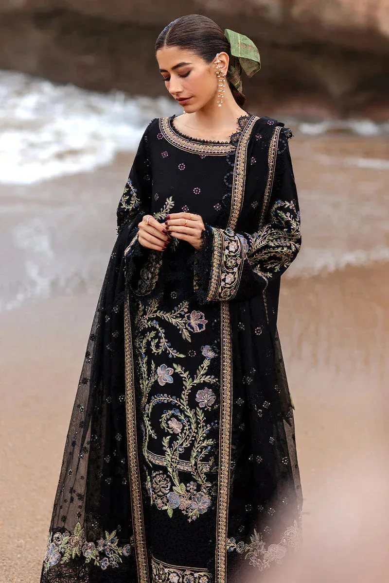 MNR Festive Lawn 24 Black Organza – view 5 – Poshaq