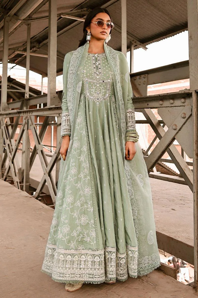 MNR Eid Festive 24 White Organza – view 4 – Poshaq