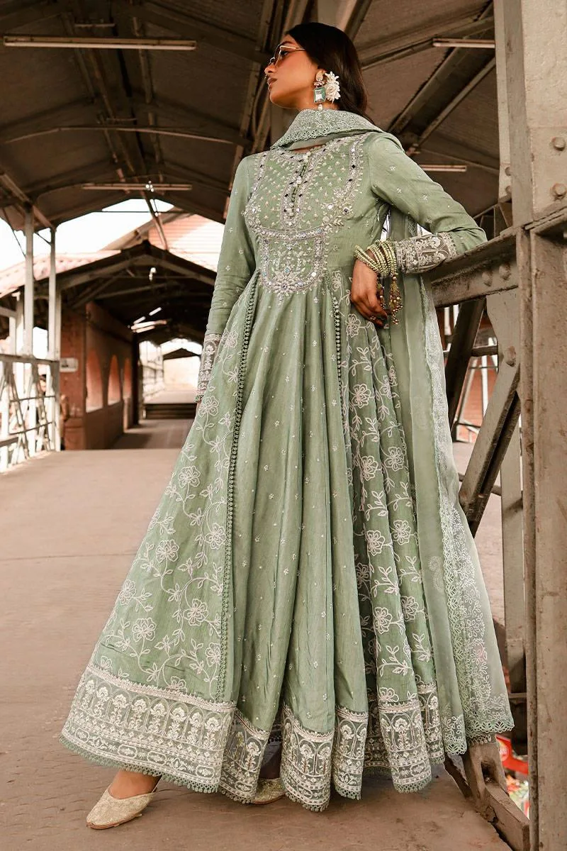 MNR Eid Festive 24 White Organza – view 8 – Poshaq